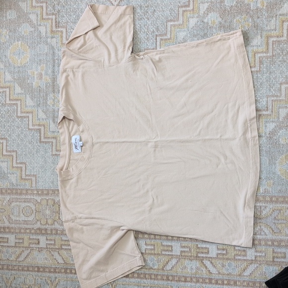 Mien Studios Easy Relaxed Tee in Sand - Picture 1 of 4